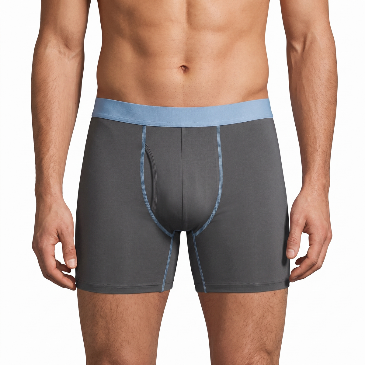 schwartz mit blauem bund (1er)