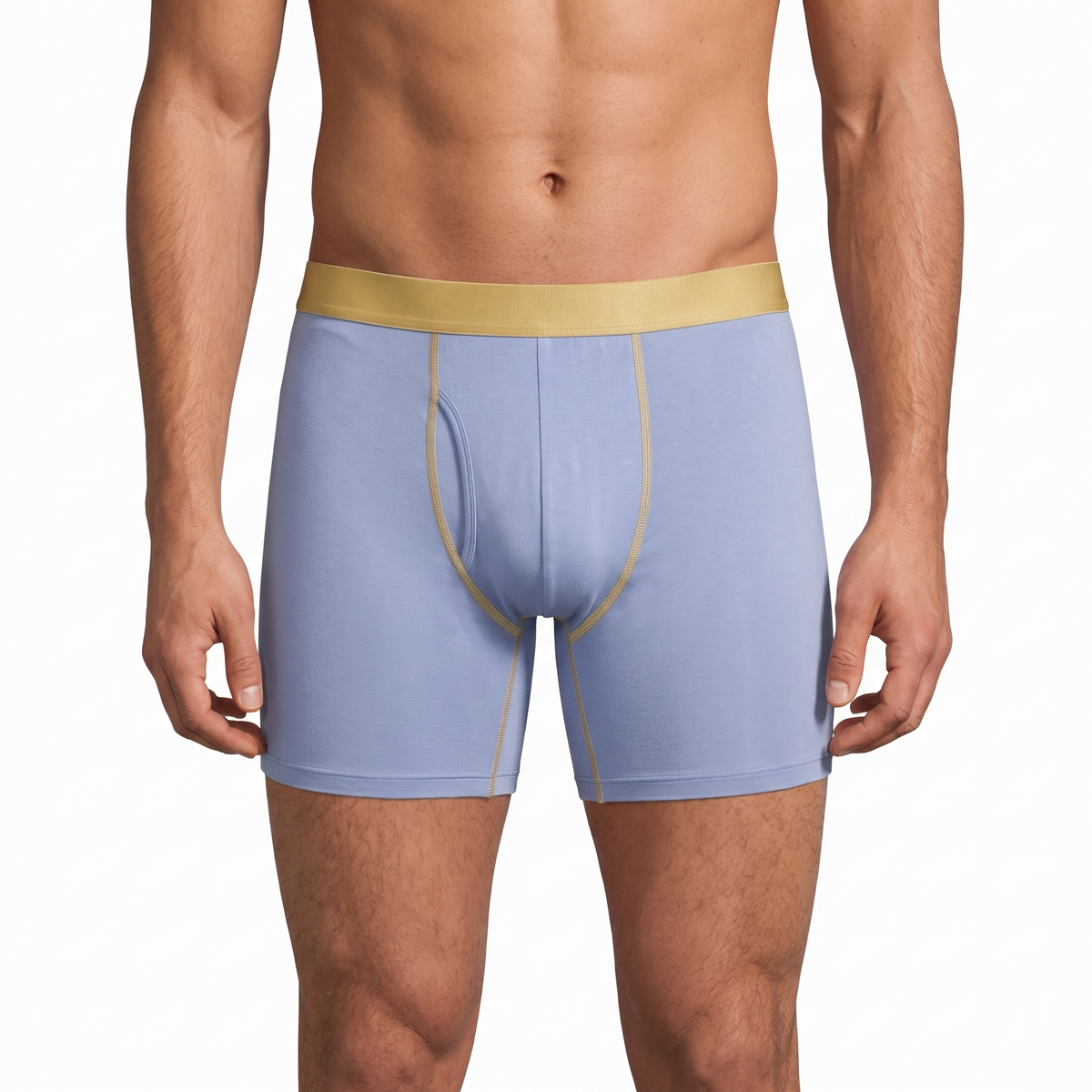 Blau mit gelbem bund (1er)